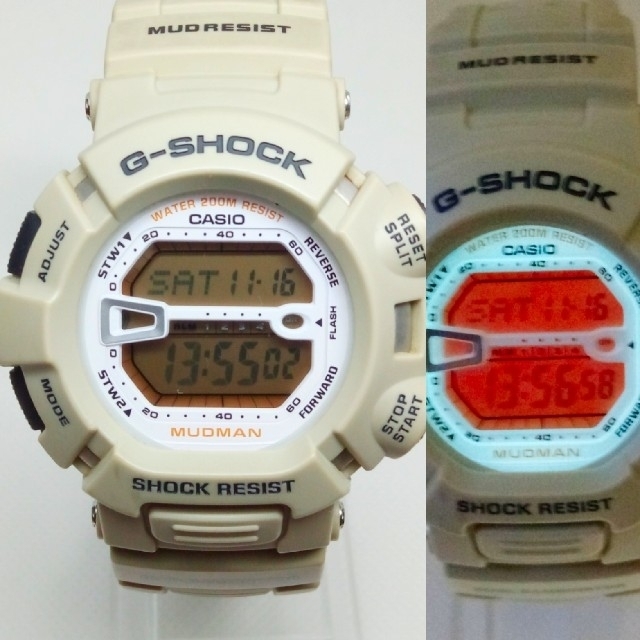超豪華 希少カラー MUDMAN G-9000-8JF G-SHOCK 腕時計(デジタル) www ...