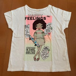 ザラキッズ(ZARA KIDS)のZARA girls  Tシャツ　128(Tシャツ/カットソー)