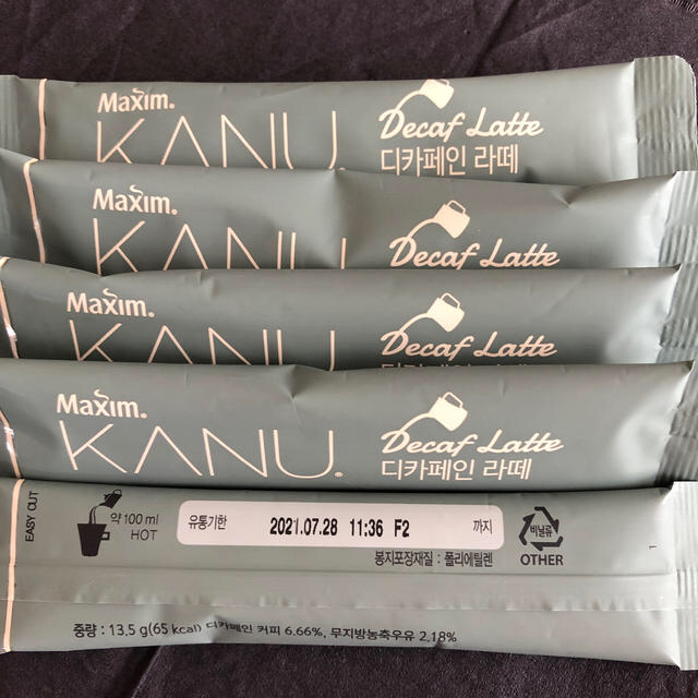 KANU デカフェ　5本＋♡おまけ1本♡ 食品/飲料/酒の飲料(コーヒー)の商品写真