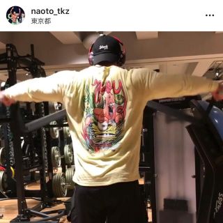 エイチアンドエム(H&M)のIFBB PRO竹本直人選手着用　ロンT(Tシャツ/カットソー(七分/長袖))