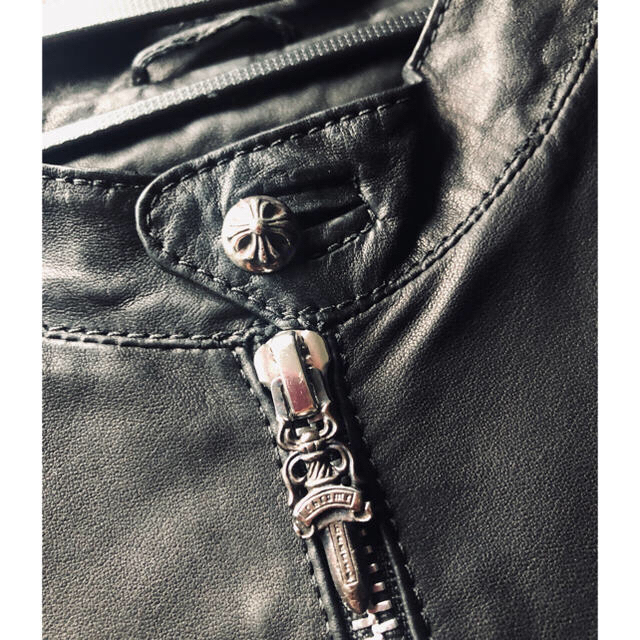 Chrome Hearts(クロムハーツ)のクロムハーツレザージャケットレア商品 メンズのジャケット/アウター(レザージャケット)の商品写真