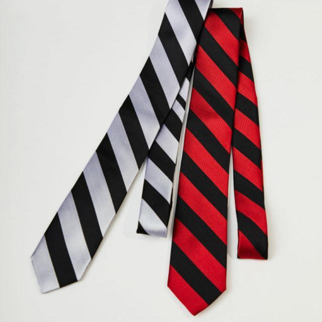 LITTLEBIG Stripe Silk Tie