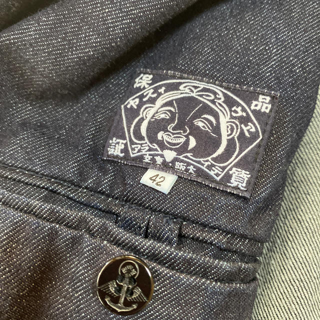 EVISU(エビス)のEVISU シアトル3 デニムジャケット 42 美品 メンズのジャケット/アウター(Gジャン/デニムジャケット)の商品写真