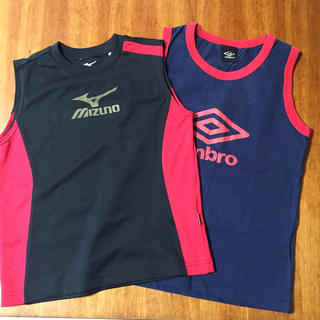 ミズノ(MIZUNO)のサッカーシャツ２枚組(Tシャツ/カットソー)
