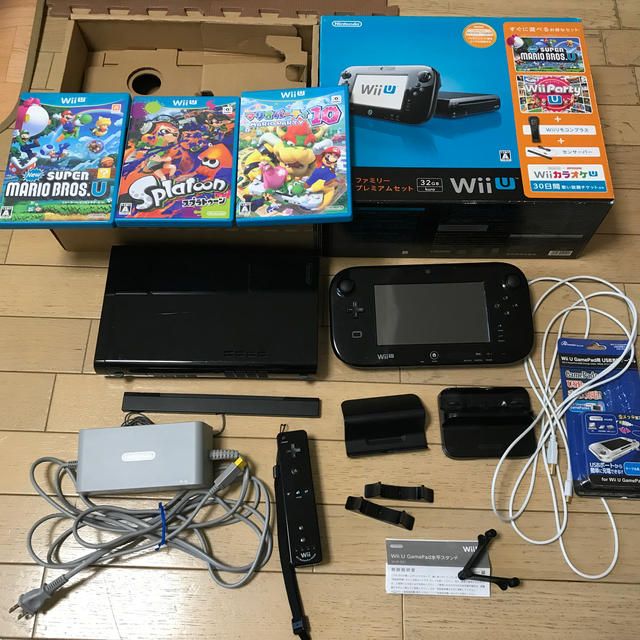 WiiU 本体　ソフト3本付き