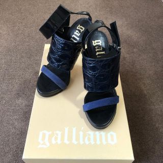 ジョンガリアーノ(John Galliano)のgalliano ハイヒールサンダル　37(ハイヒール/パンプス)