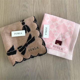 フルラ(Furla)の【専用です】フルラ タオルハンカチ 新品未使用 2枚セット(ハンカチ)