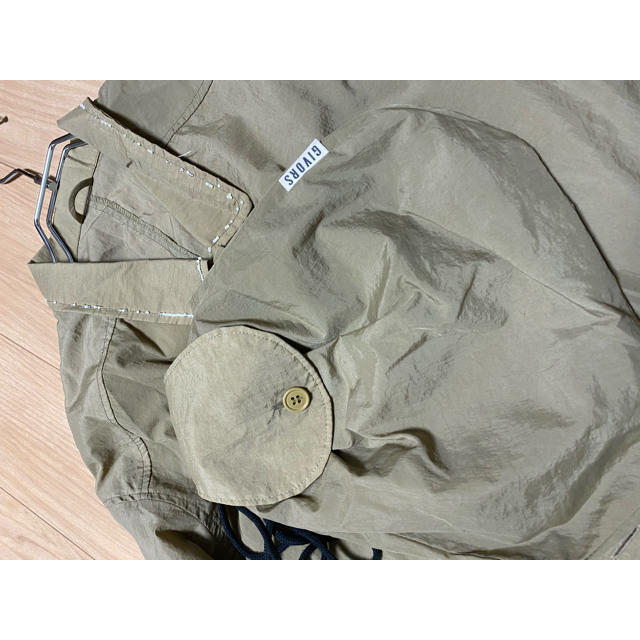 Y's(ワイズ)のビンテージ古着   ビーズステンカラーコート レディースのジャケット/アウター(スプリングコート)の商品写真