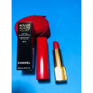 シャネル(CHANEL)の新品★未使用★フランス★シャネル★CHANEL★限定★ルージュ★口紅★ レッド★(口紅)