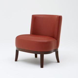 カッシーナ(Cassina)の【超美品】カッシーナ/cassina/ジークフリート/ラウンジチェア/本革/赤(一人掛けソファ)