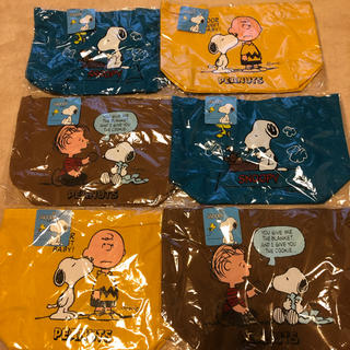 スヌーピー(SNOOPY)のSNOOPY ランチバッグ 2個(キャラクターグッズ)