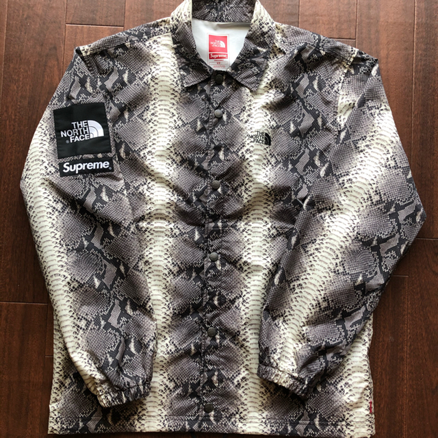 メンズsupreme north face coach jacket