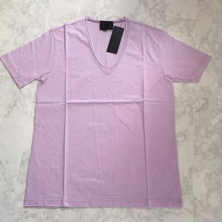 ノリコイケ(norikoike)の新品未使用☆Vネック　Tシャツ　パープル　S(Tシャツ/カットソー(半袖/袖なし))