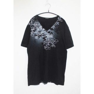 ハイストリート(HIGH STREET)のハイストリートHIGH STREET黒プリントTシャツ半袖M日本製(Tシャツ/カットソー(半袖/袖なし))