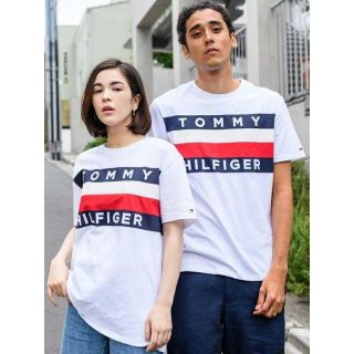 トミーヒルフィガー(TOMMY HILFIGER)のTOMMY HILFIGER UPSTATE FLAG ホワイト 複数あり(Tシャツ/カットソー(半袖/袖なし))