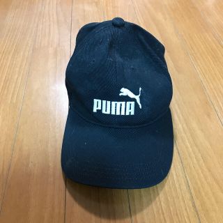 プーマ(PUMA)のPUMA 黒のキャップ　56〜58cm(帽子)