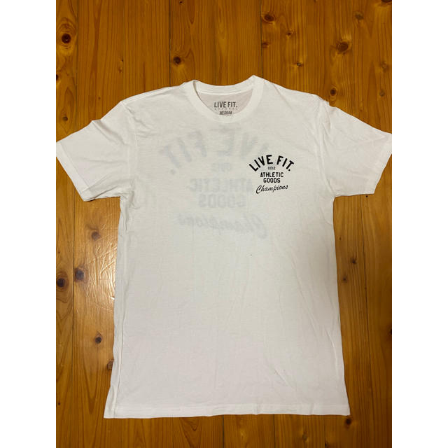 LIVE FIT Tシャツ Mサイズ ホワイト メンズのトップス(Tシャツ/カットソー(半袖/袖なし))の商品写真