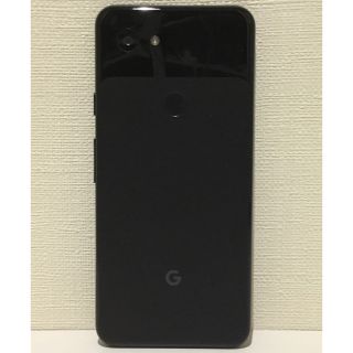 アンドロイド(ANDROID)の【ジャンク ・超美品】Google Pixel 3a ブラック（G020H）(スマートフォン本体)