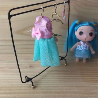 【人気】ハンドメイド ミニチュア ハンガーラック（small）(ミニチュア)