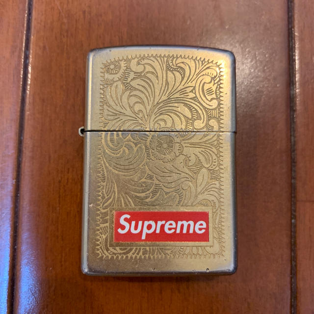 Supreme Engraved Brass Zippo 14aw - タバコグッズ