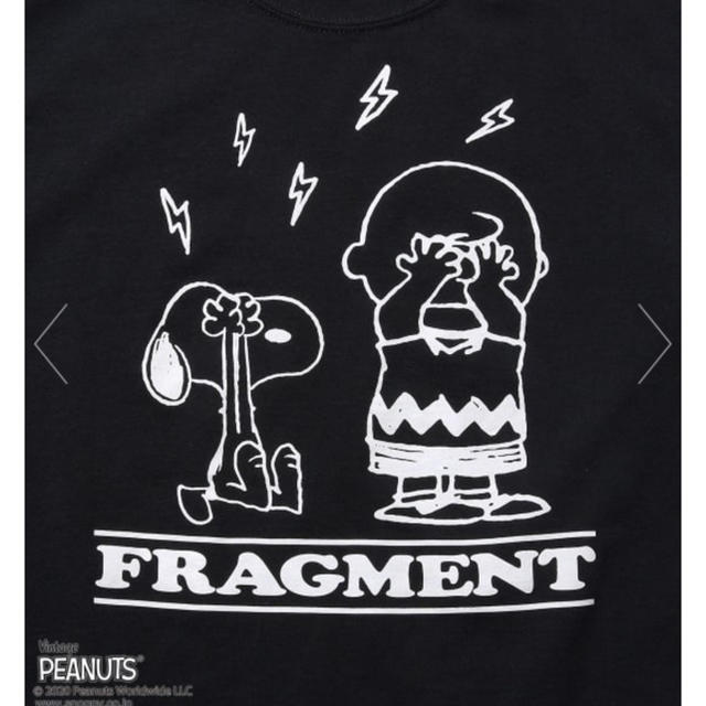 FRAGMENT(フラグメント)のフラグメント スヌーピー ピーナッツ 黒半袖 M メンズのトップス(Tシャツ/カットソー(半袖/袖なし))の商品写真