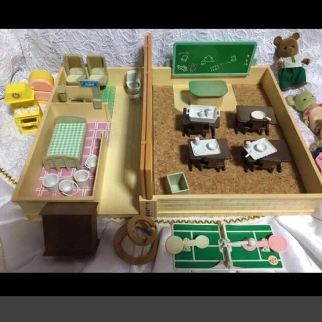 激レア 3年2組のなかまたち 多数 教室 ドール ハウス ミニチュア 小学校