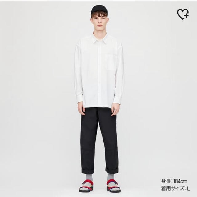 新品タグ付 UNIQLO×JWアンダーソンEFCブロードオーバーサイズシャツ白S 1