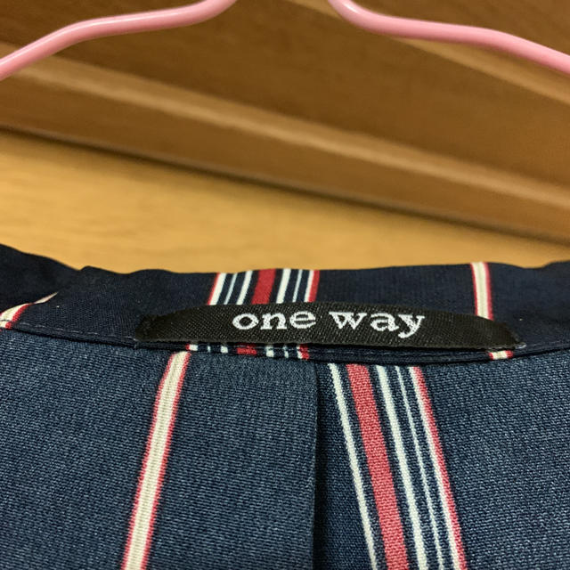 one*way(ワンウェイ)のニャンコ先生専用　ワンウェイ　ストライプワンピース レディースのワンピース(ひざ丈ワンピース)の商品写真