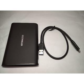 トウシバ(東芝)のUSB3.0 ポータブルHDD　東芝社製　500GB　黒　⑤(PC周辺機器)