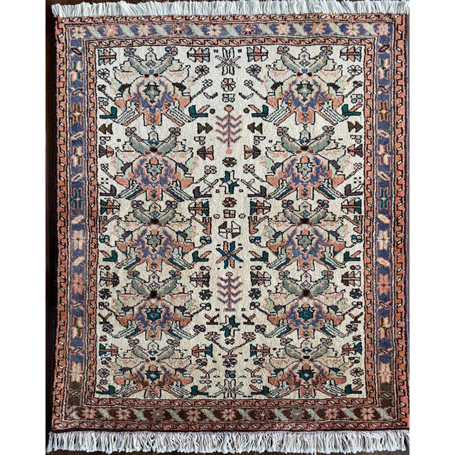 ヴィンテージ ガラジェ産 ペルシャ絨毯 124×105cm