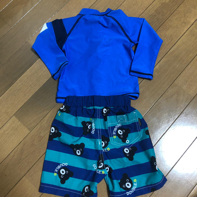 DOUBLE.B(ダブルビー)のdoubleB水着　上下セット キッズ/ベビー/マタニティのキッズ服男の子用(90cm~)(水着)の商品写真