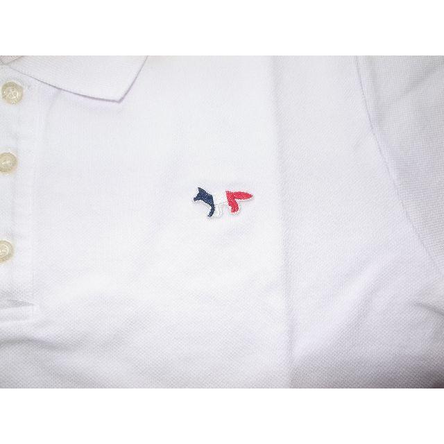 MAISON KITSUNE'(メゾンキツネ)のmaison kitsune キツネ trico ポロシャツ white XL メンズのトップス(ポロシャツ)の商品写真