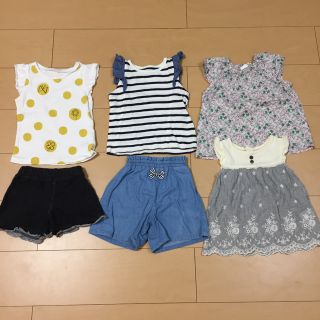 エイチアンドエム(H&M)の女の子まとめ売り 夏物 80(Ｔシャツ)