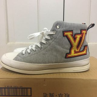 ルイヴィトン(LOUIS VUITTON)のルイヴィトン ハイカットスニーカー正規品 7 超音波丸洗いクリーニング済み(スニーカー)