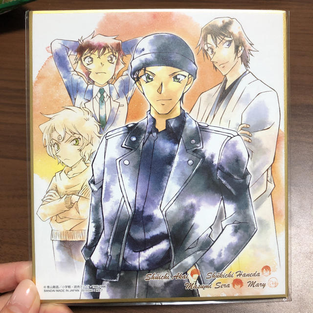 小学館(ショウガクカン)の名探偵コナン色紙アート 赤井一家 エンタメ/ホビーのおもちゃ/ぬいぐるみ(キャラクターグッズ)の商品写真