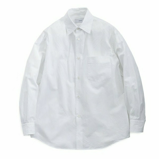 Broad L/S Regular Collar Shirt：WHITE