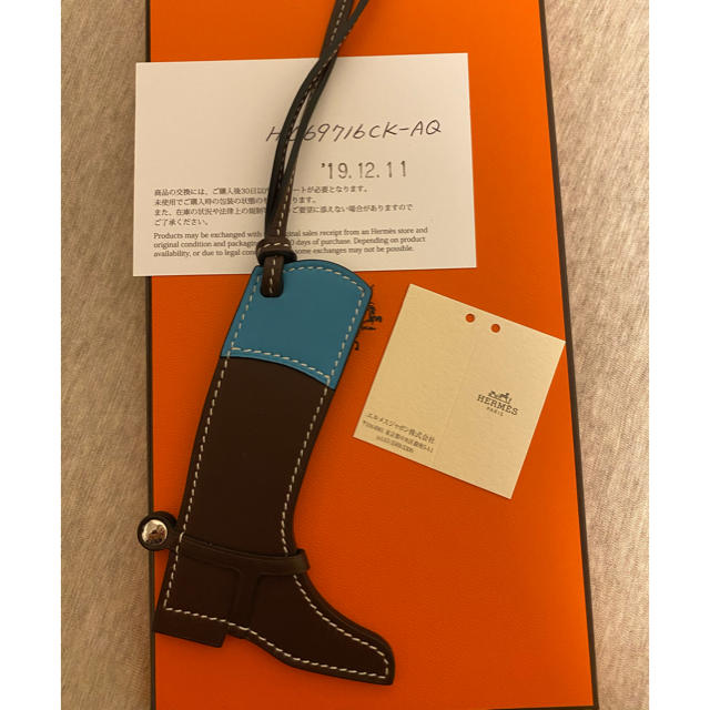 お値下げ HERMES エルメス チャーム 乗馬ブーツ