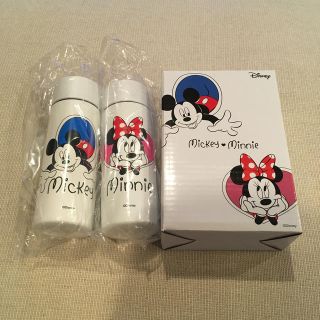 ミッキーマウス(ミッキーマウス)の【新品未使用】アート引越センター　ノベルティ　ミッキー&ミニーポケットボトル(水筒)