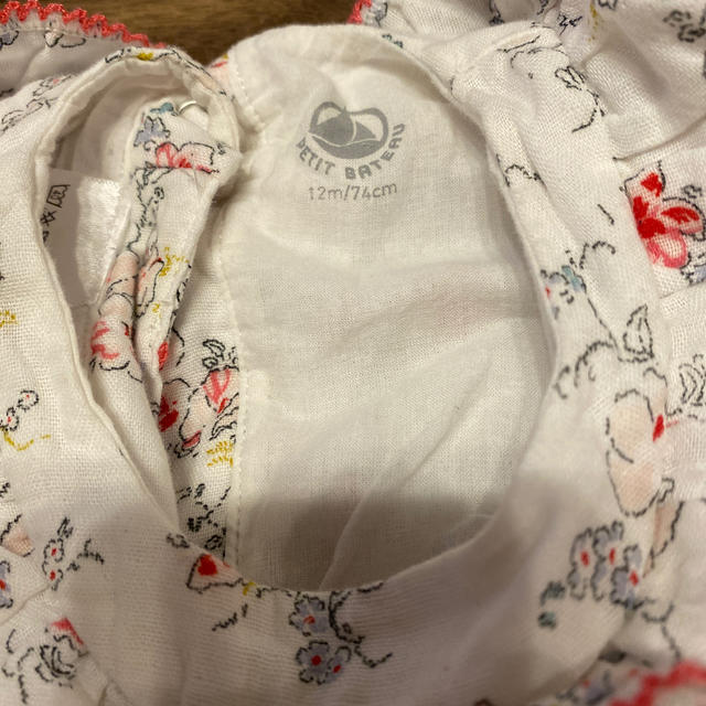 PETIT BATEAU(プチバトー)の美品❤️チュニック＆ブルマ💫プチバトー✳︎12m キッズ/ベビー/マタニティのベビー服(~85cm)(シャツ/カットソー)の商品写真