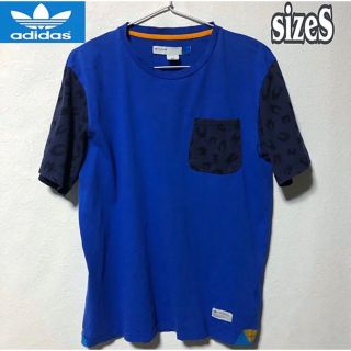 アディダス(adidas)のsizeS◆匿名配送☆adidas originals◆Tシャツ ブルー(Tシャツ/カットソー(半袖/袖なし))