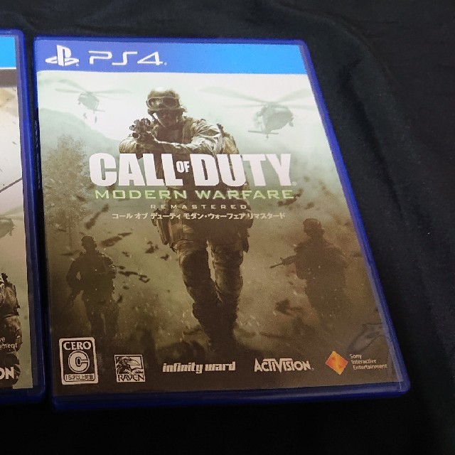 PlayStation4(プレイステーション4)のCoD IWとCoD MWリマスタード セット エンタメ/ホビーのゲームソフト/ゲーム機本体(家庭用ゲームソフト)の商品写真