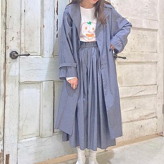 ニコアンド(niko and...)のニコアンド　フルーツロンT オレンジ(Tシャツ(長袖/七分))