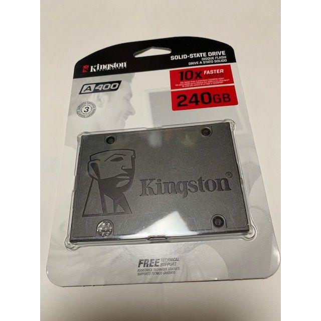 キングストン SSD 240GB SA400S37/240G