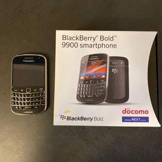 エヌティティドコモ(NTTdocomo)のdocomo BlackBerry® Bold 9900 バッテリー2個付き(スマートフォン本体)