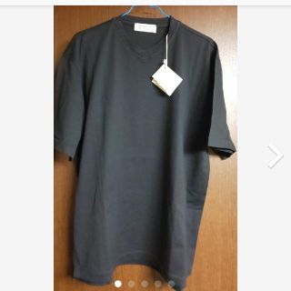 ブルネロクチネリ(BRUNELLO CUCINELLI)のブルネロクチネリ メンズ 黒Vネック Tシャツ(Tシャツ/カットソー(半袖/袖なし))