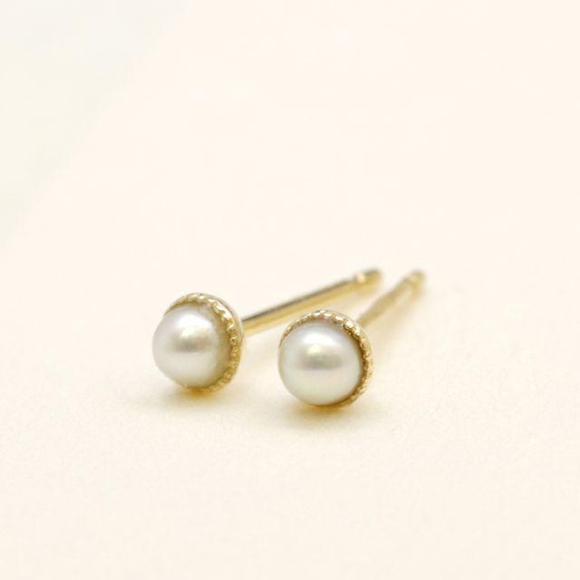 クラシックモダンデザインパールピアス K10YG 【新品】 70.0%OFF modern pierce gold