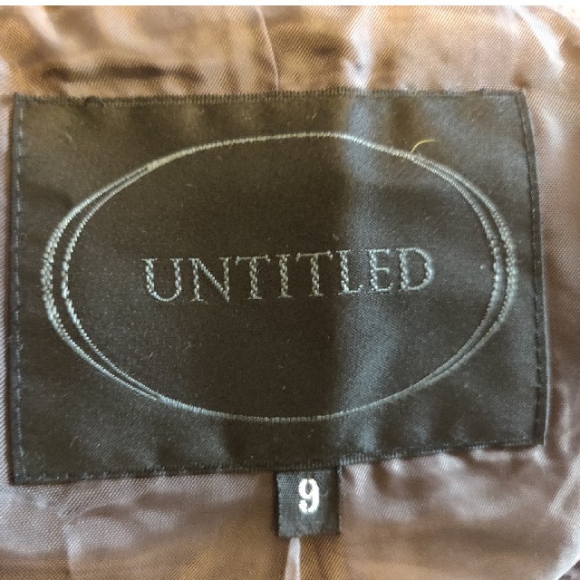 UNTITLED(アンタイトル)のUNTITLED 　レディース　ジャケット レディースのジャケット/アウター(その他)の商品写真