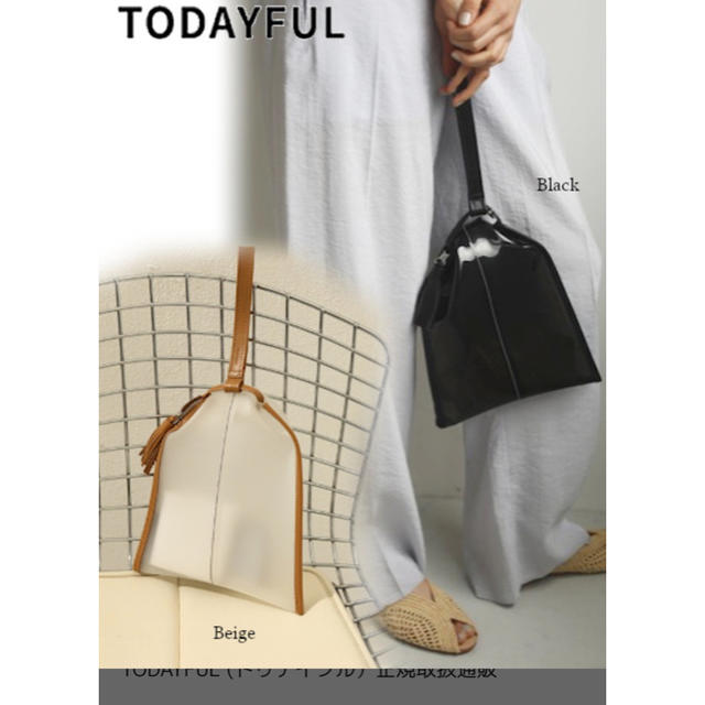 新品未使用TODAYFUL  トゥデイフル Leather x PVC Bag