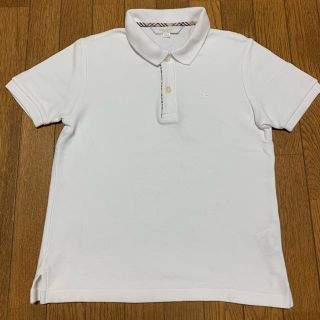 バーバリー(BURBERRY)のお値下げ　美品　バーバリー　ポロシャツ 白　130(Tシャツ/カットソー)