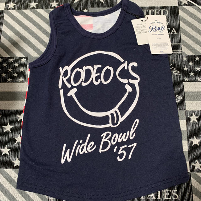 RODEO CROWNS WIDE BOWL(ロデオクラウンズワイドボウル)のrcwb⭐タンクトップ キッズ/ベビー/マタニティのキッズ服男の子用(90cm~)(Tシャツ/カットソー)の商品写真